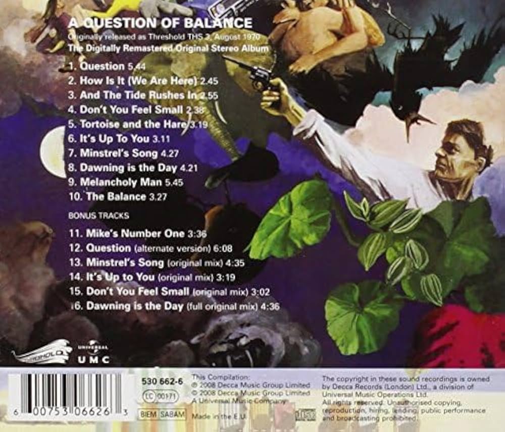 欧LP Moody Blues A Question Of Balance 00602567226376 Threshold, UMC /00260 The Moody Blues – A Question Of Balance – Vinyl (Gatefold